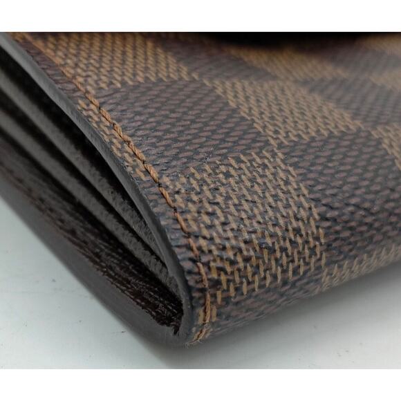 Louis Vuitton LV Long Wallet Portefeuille Sarah Brown Damier - Picture 4 of 8